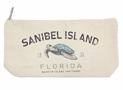 7" x 14" Sanibel Island Zip Bag