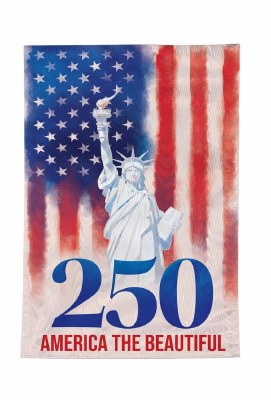 18" x 13" Mini "250 America The Beautiful" Flag