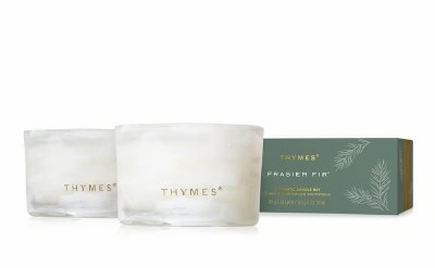 Box of Two 3 Oz Frasier Fir Frost Candles
