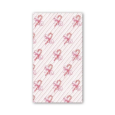 8" x 5" Peppermint Guest Towels