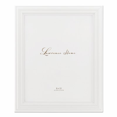 8" x 10" White Dome Photo Frame