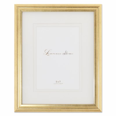 5" x 7" Gold Double Mat Photo Frame