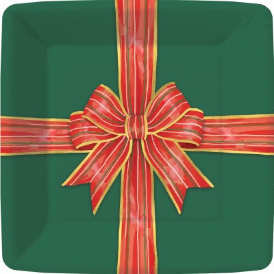 Pack of Eight 7" Bow-Tied Plates