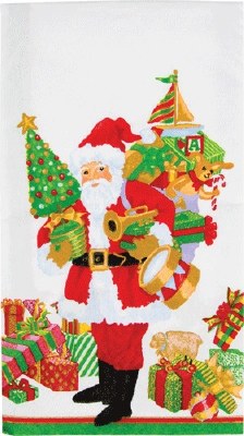 8" x 5" Mr. Claus Guest Towels