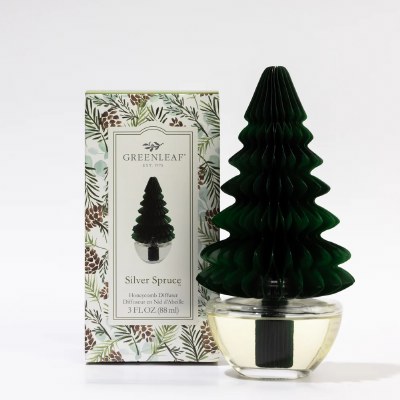 3 Oz Silver Spruce Fragrance Paper Christmas Tree Diffuser