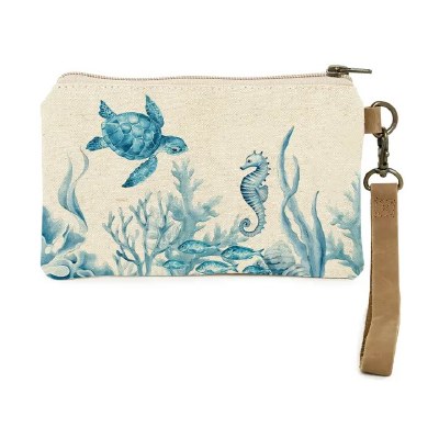 5" x 8" Sea Wonders Coastal Wristlet