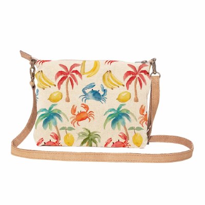 10" Tropical Tale Sling Purse