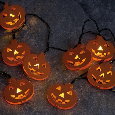 71" LED Ten Pumpkin Light String