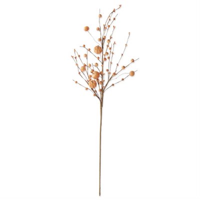 32" Orange Pumpkin Berry Spray