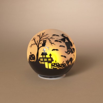 6" LED Halloween Scene Orb