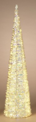 32" LED Twinkle Light Cone Christmas Tree