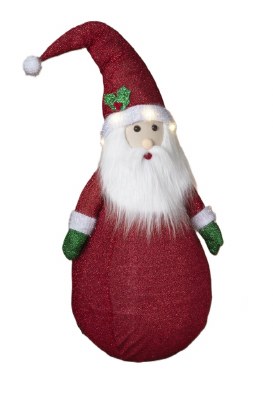 48" LED Collapsable Santa Claus Statue