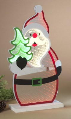 14" LED Santa Claus Infinity Light