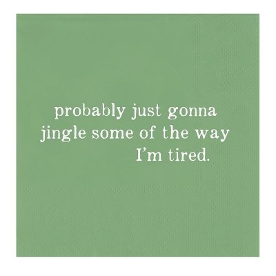 5" Sq Just Jingle Beverage Napkins