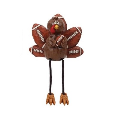 3.5" No Helmet Football Turkey Shelf Sitter