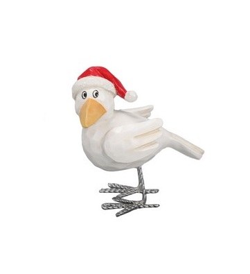 4.5" Christmas Gull Turned Head