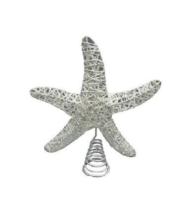 11" LED White Starfish Tree Topper