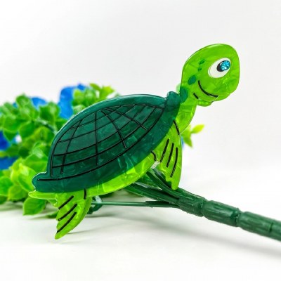 Green Sea Turtle Coastal Hair Clip