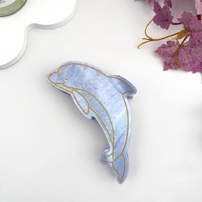 Coastal Dolphin Hair Clip
