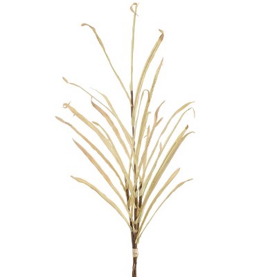 37" Faux Beige Dry Look Grass Spray