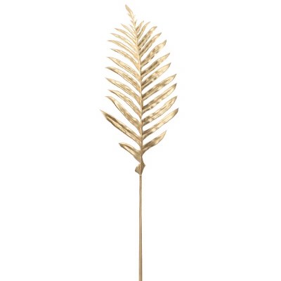 45" Faux Gold Palm Frond