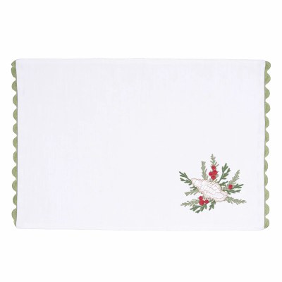 14" x 20" Coastal Tidings Christmas Placemat