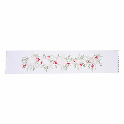14" x 72" Coastal Tidings Christmas Table Runner