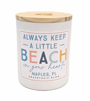 11 Oz Naples Beach Candle Jar