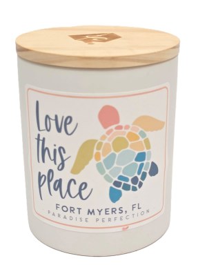 11 Oz Fort Myers Turtle Candle Jar