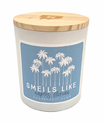 11 Oz Naples Palms Candle Jar