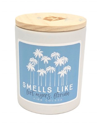 11 Oz Fort Myers Palms Candle Jar