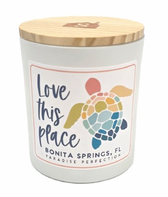 11 Oz Bonita Springs Turtle Candle Jar