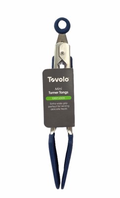 Navy Mini Turner Tongs