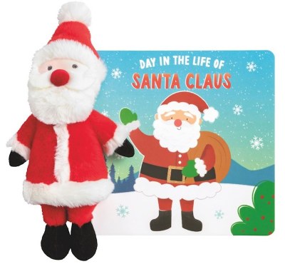 Day in the Life of Santa Claus Children's Book With a Matching Plush by Mud Pie