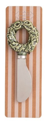 6" Green Wreath Spreader by Mud Pie
