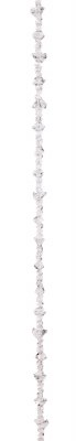 6' Clear Ice Plastic Garland