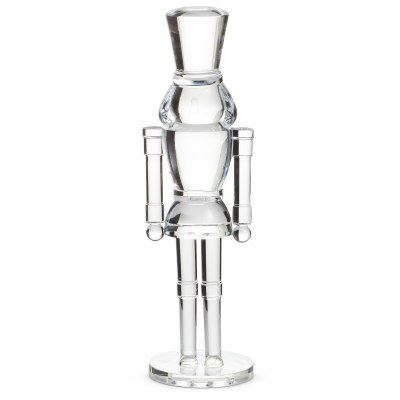 12" Clear Acrylic Nutcracker