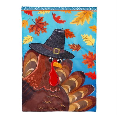 18" x 13" Mini Turkey Hat Flag