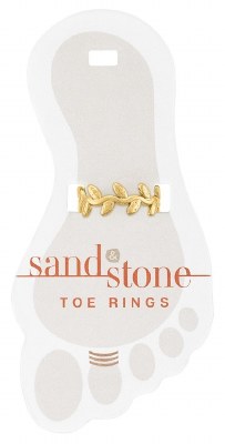 Gold Toned Vine Toe Ring
