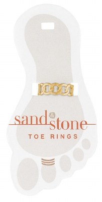 Gold Toned Chain Link Toe Ring