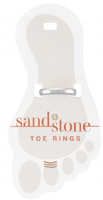 Silver Toned Solid Band Toe Ring