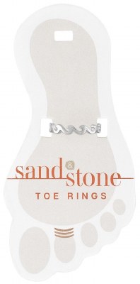 Silver Toned Infinity Wave Toe Ring