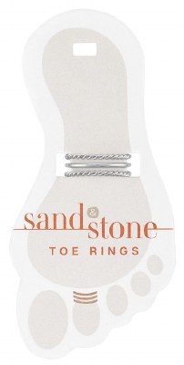 Silver Toned Triple Layer Toe Ring