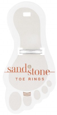 Silver Toned White Sparkle Toe Ring