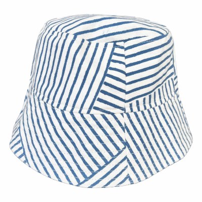 Dark Blue Lines Bucket Hat