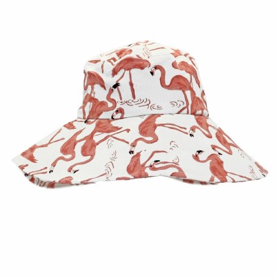 Flamingos Wide Brim Sun Hat