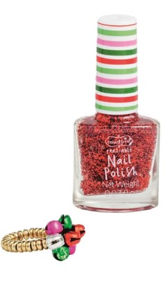 Red Nail Polish With a Ring by Mud Pie