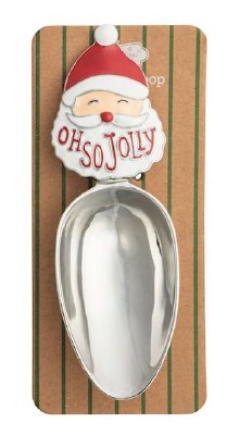 5" Metal Santa Claus Scoop by Mud Pie