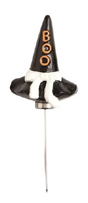 6" "Boo" Witch Hat Spreader by Mud Pie