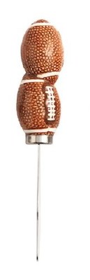 6" Footballs Spreader by Mud Pie